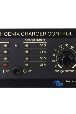 Pannello di Controllo Victron Phoenix per Carica Batteria Nautica - Sistema di Controllo Adattativo a 4 Stadi con Protezioni Avanzate e LED di Controllo Direttamente Dal Produttore