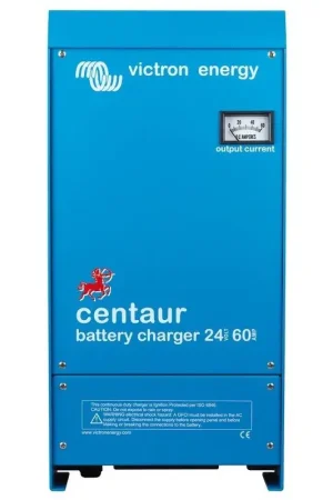 Affare Caricabatteria Victron Centaur 12 V 60 A - Caricabatteria automatico a 3 stadi per 3 banchi batterie, ideale per barche e nautica, in alluminio con protezioni integrate.