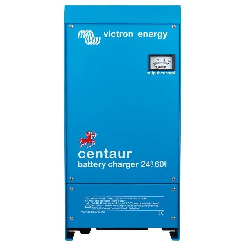 Spedito Oggi Caricabatteria Victron Centaur 24V 40A - Caricabatterie Nautico Automatico a 3 Stadi con Uscite Indipendenti per 3 Banchi Batteria, Protezioni Avanzate e Alimentazione Universale