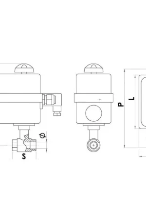 A Buon Prezzo Valvola PN40 1 1/4 in Ottone Nichelato con Pannello di Controllo Osculati e Servomotore Elettrico Reversibile - Comando ON-OFF a Distanza per Controllo fino a 10 Valvole