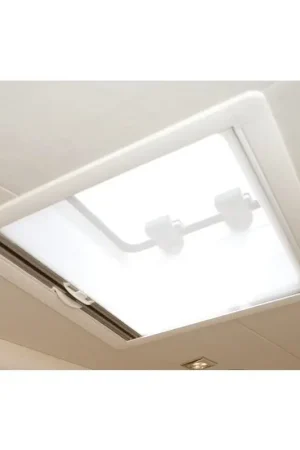 Sistema di Tende Oscuranti e Zanzariere OceanAir per Boccaporti Rettangolari e Rotondi - Struttura Bianco RAL9016, Disponibile su Misura Promo Stagionale