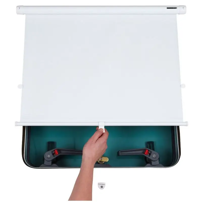 Tenda avvolgibile Oceanair Cabinshade 470 x 510 mm - Soluzione pratica e personalizzabile per boccaporti e finestre con tessuto bianco oscurante al 100% e design elegante. Vendita Finale