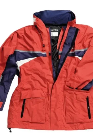 Giacca Regatta S per Vela e Nautica, Antivento e Idro-repellente in Nylon Traspirante con Cappuccio Alta Visibilità e Tasche Anti-Allagamento Novità