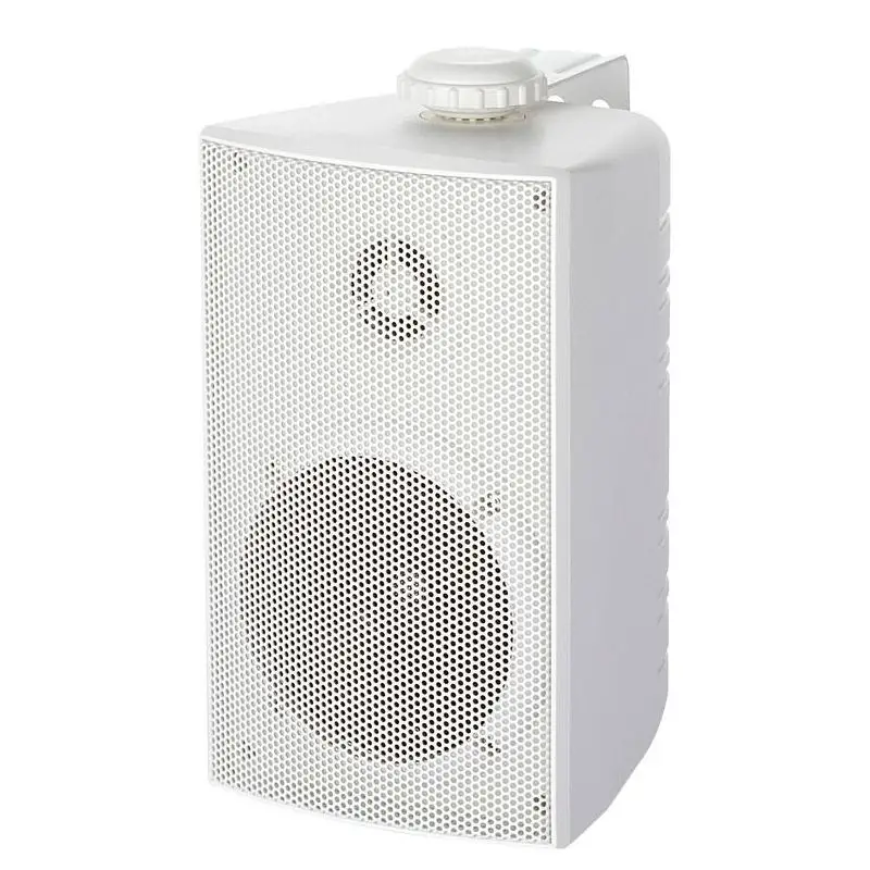 Casse Stereo Cabinet Bianche con Staffa Orientabile in Acciaio Inox - Alta Qualità Acustica e Bassissima Interferenza Magnetica per Barche e Nautica Prezzo Ridotto