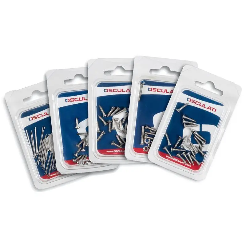 Bullone svasato 6X60 in AISI 316 - Blister da 2 pezzi per applicazioni nautiche Prezzo Scontato