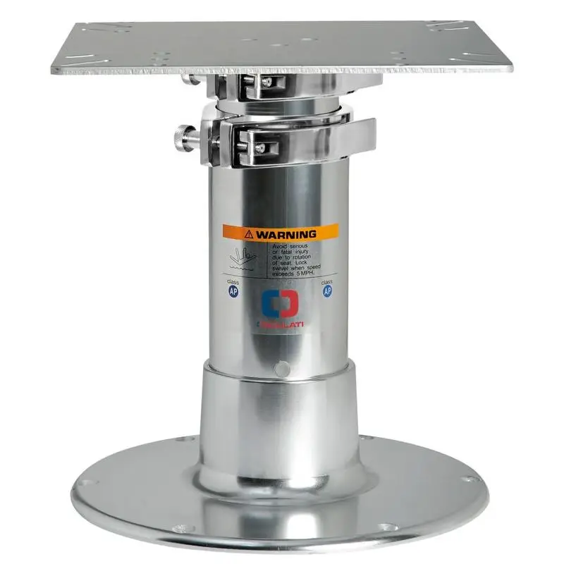 Prezzo Di Fabbrica Supporto Tavolo Heavy Duty Giant DeLuxe in Alluminio per Nautica - Gamba Tri-Telescopica con Molla a Gas e Collari in Acciaio Inox per Stabilità e Robustezza