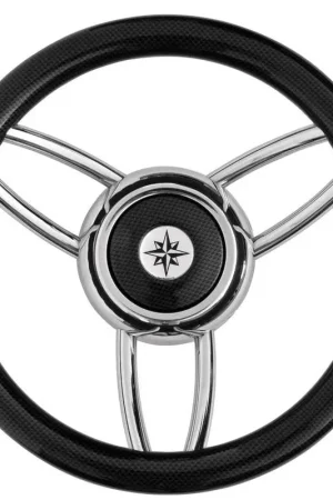 Volante Bliz in Acciaio Inox Lucido con Cono Universale - Osculati - Design Elegante e Resistente per la Vela e la Nautica Affare