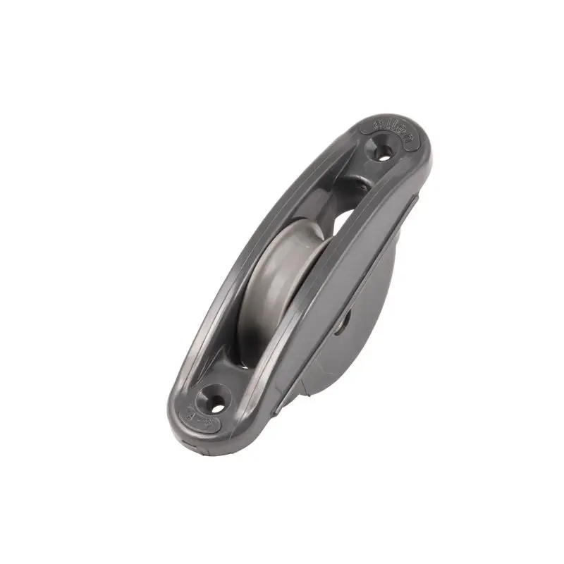 Spedizione Espresso Rinvio ad incasso Allen con puleggia Ø38mm in nylon per vela nautica - Capacità cima 8mm, peso 41gr, interasse fori 80mm