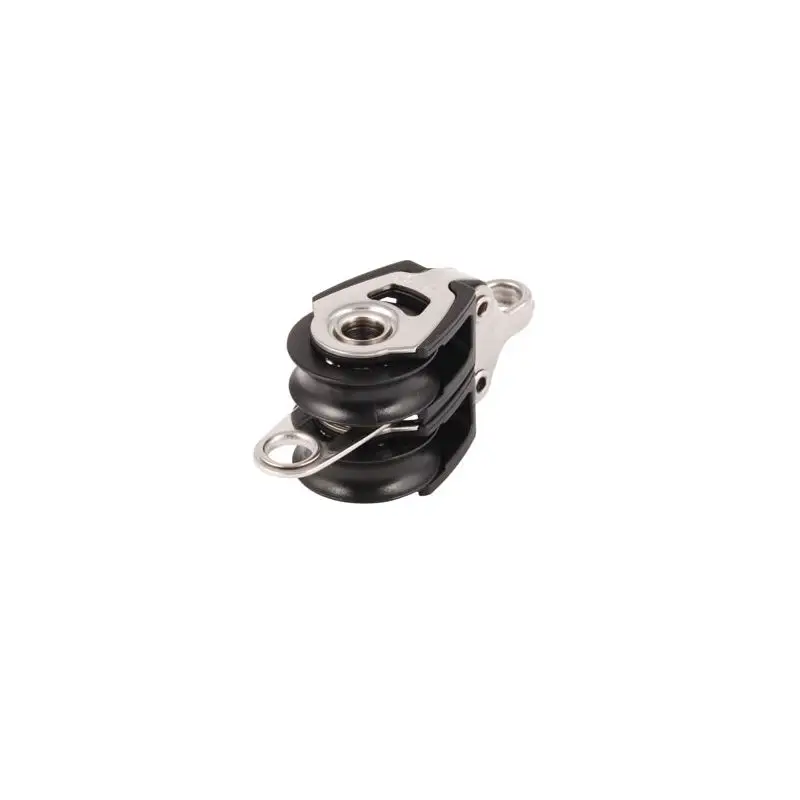 Bozzello Dynamic 30mm Doppio con Arricavo Allen - Leggero e Versatile in Acciaio Inossidabile 316 per Derive e Catamarani, Carico di Rottura 1250kg Nuova Collezione
