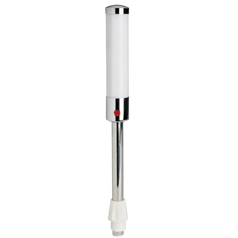 Asta Estraibile LED con Dimmer per Illuminazione Tavolo Nautico in Acciaio Inox Lucidato e Ottone Cromato - Intensità Regolabile 12V A Buon Prezzo