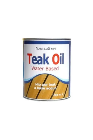 Pagamento Sicuro Olio protettivo per teak Nautilus Teak Oil 1l - Cecchi Gustavo - Trattamento a base acqua per ponti, sedie e tavoli in teak, valorizza la venatura senza aggredire la gommatura.