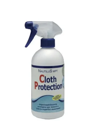 Protettivo Trasparente con Nanotecnologia per Tessuti e Pelle Nautilus Cloth Protection 500ml - Cecchi Gustavo, Protettivo Invisibile per Nautica, Abbigliamento Tecnico, Tendalini e Cuoio, A Base Acqua, Idrorepellente e Traspirante A Buon Prezzo