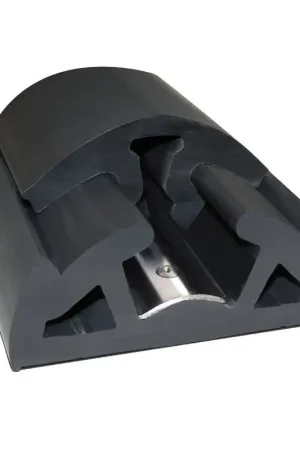 Profilo Parabordo Bino Nero 65 mm - 12 mt in PVC per Imbarcazioni Pesanti e Curvature Accentuate - Montaggio a Freddo Super Prezzo