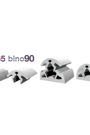 Profilo Parabordo BINO 65 Grigio in PVC - Flessibile e Facile da Installare per Imbarcazioni Pesanti Prezzo Conveniente