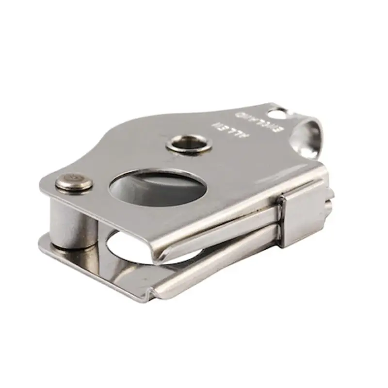 Bozzello Singolo Allen con Arricavo e Strozzatore a "V" - Lunghezza 61mm, Carico di Rottura 550kg, Peso 33g per Cime da 4-6mm Promozione Esclusiva