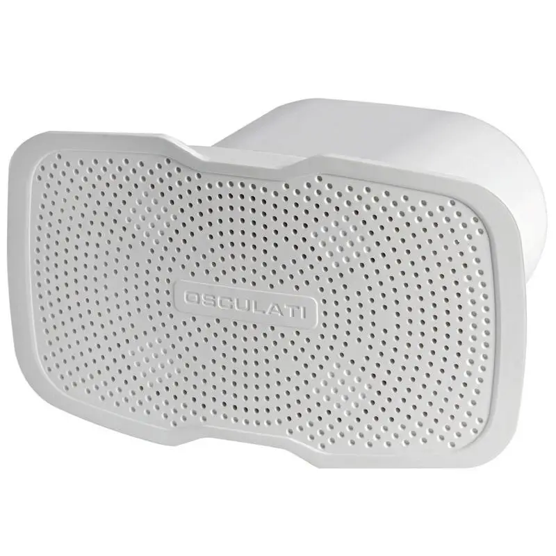 Tromba Incasso Orizzontale Sound Osculati - Tromba ad Alta Potenza con Carcassa in ASA Bianco UV Resistente e Mascherina Removibile per Montaggio Esterno Ultima Occasione