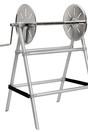 Avvolgicima Douglas Marine in Acciaio Inox e Alluminio Anodizzato, Dimensioni 600 x 440 x 830 mm, Capacità di Stivaggio 400 m di Cima Ø 8 mm A Buon Prezzo