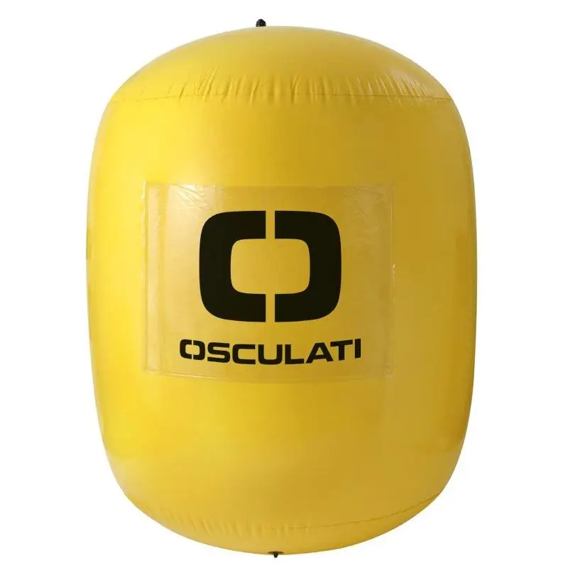 Compra Adesso Boa gonfiabile gigante gialla 150 x 160 cm in PVC per virate regata, con valvola gonfiaggio rapido e tasche per loghi, accessori opzionali inclusi.