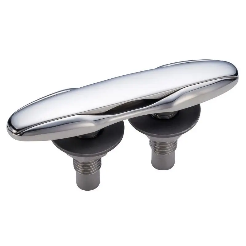 Bitta a scomparsa Smart Cleat 155 mm in Acciaio Inossidabile AISI 316 Lucidato a Specchio, Compatta e Funzionale per Nautica e Vela Sconto