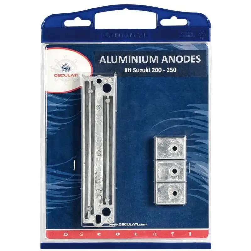 Prezzo Scontato Kit Anodi in Magnesio Tecnoseal per Motori Suzuki 150/250 HP - Protezione Anticorrosione Nautica