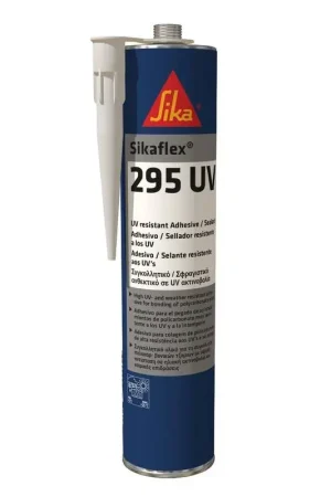 Sikaflex 295 UV Nero 600 ml - Adesivo Sigillante Poliuretanico per Vetro in Plexiglass, Lexan e Policarbonato, Resistente agli UV Compra Oggi Stesso