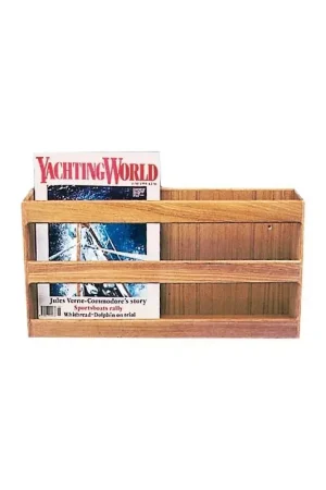 Porta libri in teak 375x190x200 mm - Accessorio elegante e funzionale per imbarcazioni Offerta Speciale