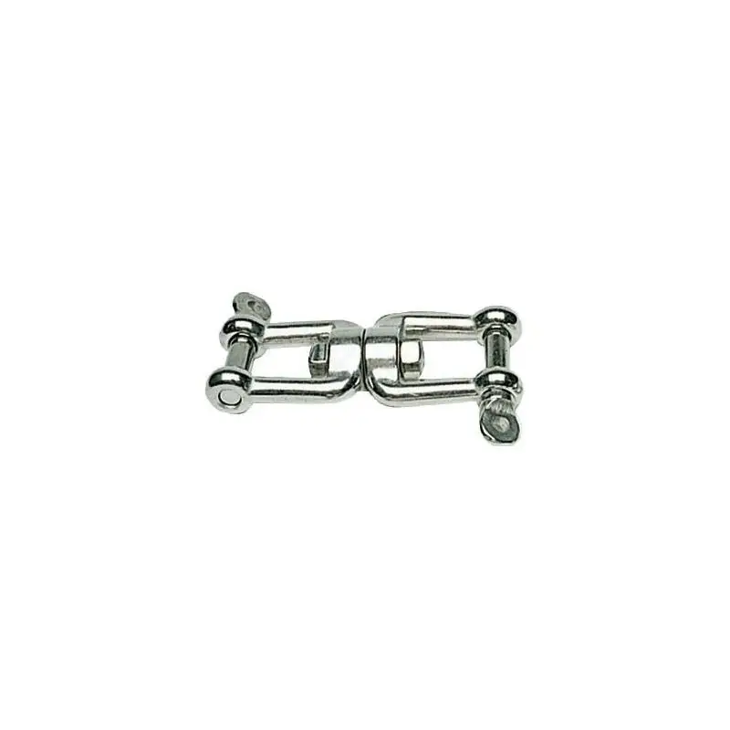 Affare Girella Inox Grillo/Grillo 5 mm - Robusta e Forgiata per Nautica e Vela, Perfetta per Boe, Drizze e Catene d'Ancora