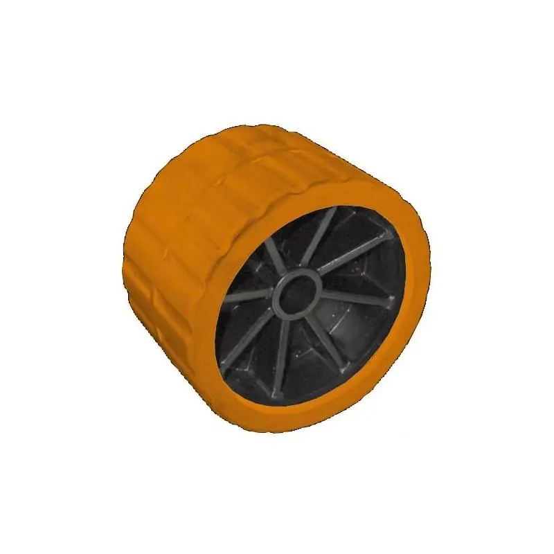 Offerta Limitata Rullo Laterale Arancio 75 mm Ø Foro 15 mm Universale per Rimorchi Porta Imbarcazioni