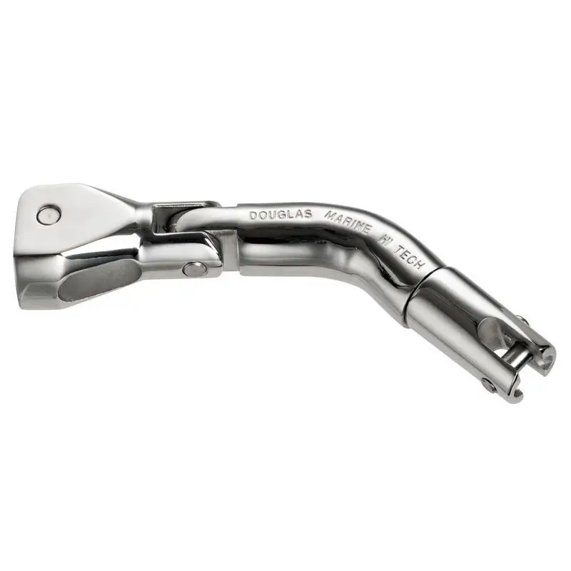 Economico Giunto Gira Ancora Trimmer in Acciaio Inox AISI 316 per Catena 12 mm con Doppio Snodo e Viti di Sicurezza - Alta Resistenza e Stabilità per Nautica e Vela