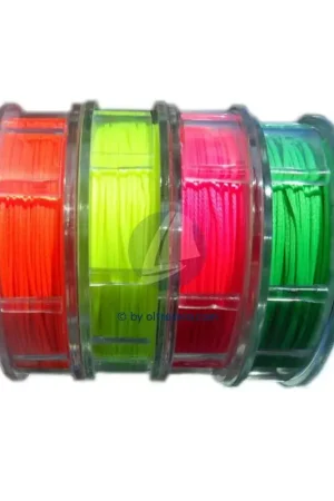 Filo cerato in poliestere Ø1mm da 40m per impalmature - colori fluo Subito Disponibile