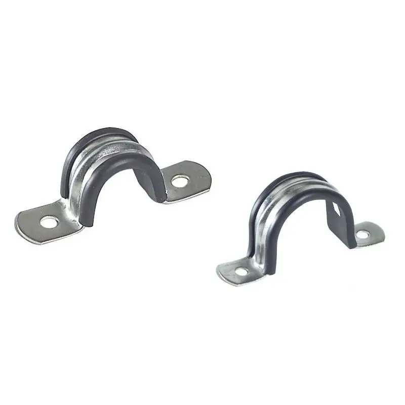 Novità Cavallotti per tubi in acciaio inox gommati 20 mm - Alta qualità AISI 304 per la nautica