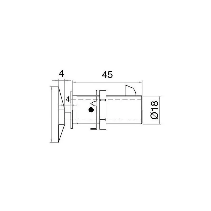 Chiusura Flush Lock Ovale in Acciaio Inox e Ottone Cromato - Serratura Universale per Cassetti e Ante Nautiche, Ideale per Cassetti e Ante Pesanti Promozione Esclusiva