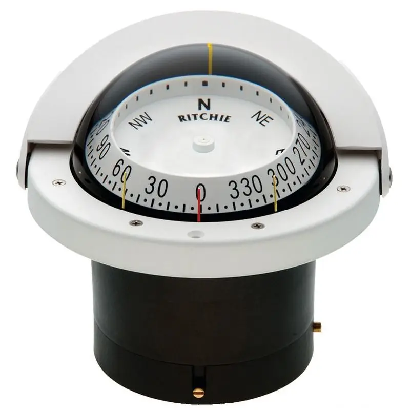 Prezzo Basso Bussola Ritchie Navigator 4'' 1/2 con Compensatori e Luce per Imbarcazioni - Modello da Incasso