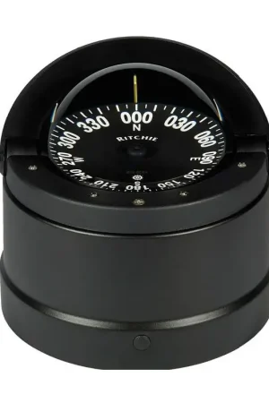 Bussola Ritchie Wheelmark 4'' 1/2 (114 mm) Nera per Nautica con Omologazione per Barche da Lavoro Compra Online