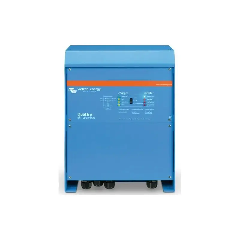 Sistema Combinato Victron Quattro Caricatore e Inverter per Nautica - Connettività a Due Sorgenti AC Indipendenti con Funzionalità Avanzate per Barche e Imbarcazioni A Buon Prezzo