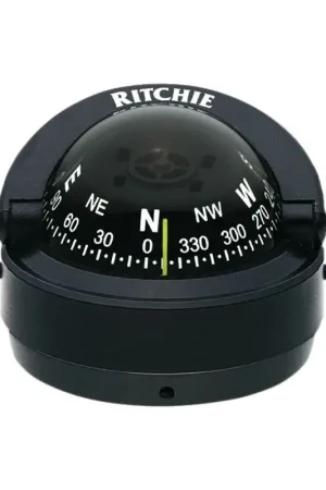 Saldi Bussola Ritchie Explorer 23/4 Estera Nera - Strumento di Navigazione Nautica per Barche con Design Elegante e Precisione Affidabile