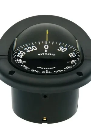 Bussola Ritchie Helmsman 3 3/4" Incasso Nera/Nera per Nautica e Vela - Precisione e Affidabilità in Mare Promo Stagionale