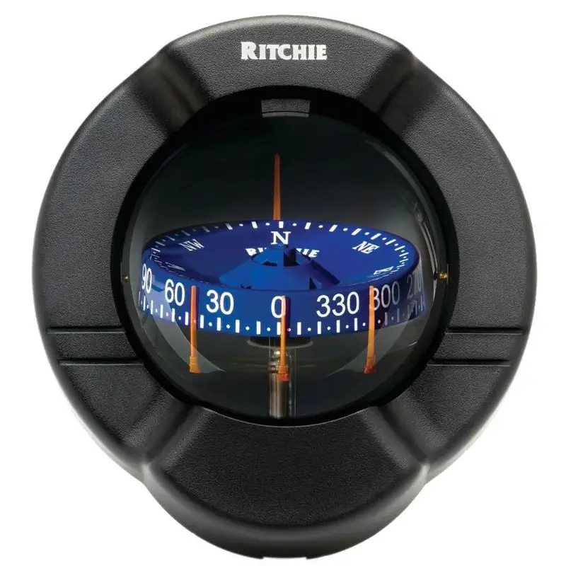 Bussola Ritchie Venturi Sail 33/4 Nera/Blu - Bussola da Paratia per Barche a Vela Quantità Limitata