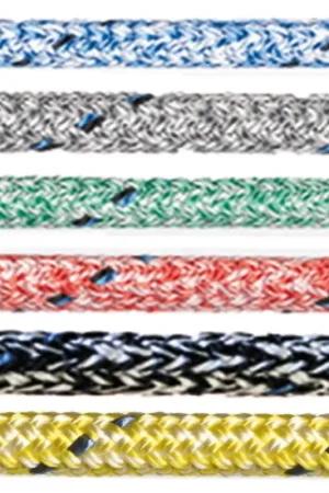 Cima Marlow Doublebraid verde 6 mm in poliestere ad alta identificabilità per scotte, avvolgi fiocchi e terzaroli, maneggevole e morbida, 12 capi in anima e 24 nella calza. Sconto