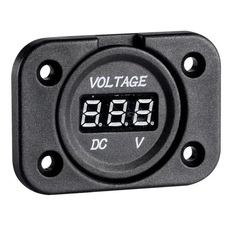 Voltmetro Digitale da Incasso 8/32 V con Pannello Frontale - Osculati Spedizione Espresso
