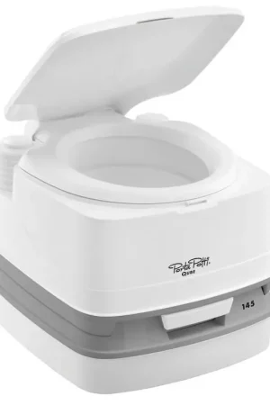 Occasione Imperdibile Toilette Portatile Tecma Qube 145 Bianco e Grigio senza Impianto, Design Innovativo e Alta Qualità dei Componenti