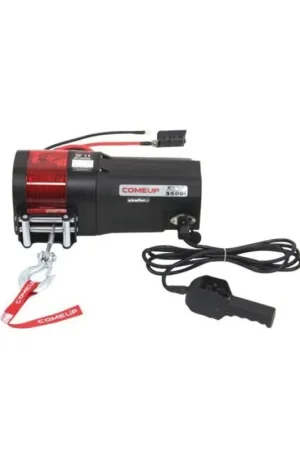 Arganello Elettrico 2400 Kg 1200W 24V con Comando a Distanza, Freno Dinamico e Meccanico, Carcassa Weather-Resistant per Nautica e Vele Prezzo Ridotto