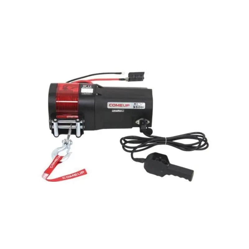 Arganello Elettrico 2400 Kg 1200W 24V con Comando a Distanza, Freno Dinamico e Meccanico, Carcassa Weather-Resistant per Nautica e Vele Prezzo Ridotto