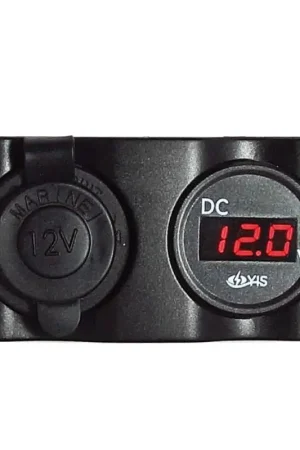 Voltometro Osculati 3/30 V con Presa Corrente e Fusibili Automatici - Accessorio Nautico per Vele e Barche Prezzo Di Fabbrica