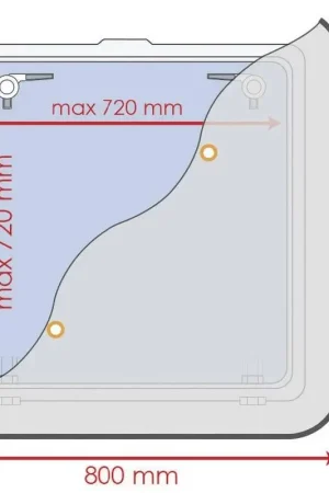 Tendina oscurante con zanzariera 800x800 - Funzione doppia oscurante e antizanzare, ventilazione ottimale con fissaggio istantaneo tramite ventose Non Perdere