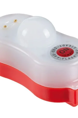 Segnalatore con clip per Salvagente - Omologato MED,Accensione Automatica e Funzioni di Lampeggio Veloce, Luce Fissa, SOS e OFF Esclusivo