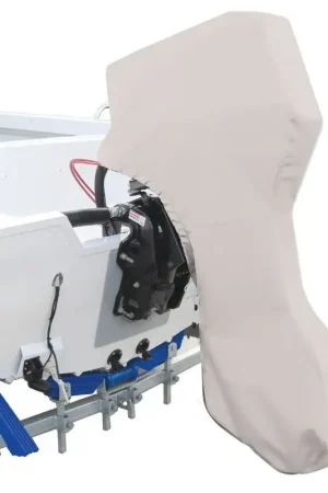 Coprimotore Completo Oceansouth per Fuoribordo 200-300 HP - Tessuto Impermeabile e UV Resistente con Finitura Felpata per Protezione Ottimale della Vernice Bestseller