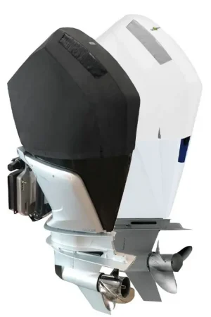 Compra Adesso Coprimotore Oceansouth per motori Mercury 135-150 HP - Protezione sagomata in tinta nera per storage all'aperto
