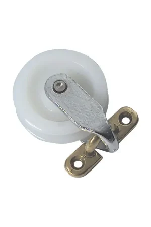 Direttamente Dal Produttore Carrucole Oscillanti in Nylon con Supporto in Ottone Cromato - Foresti e Suardi
