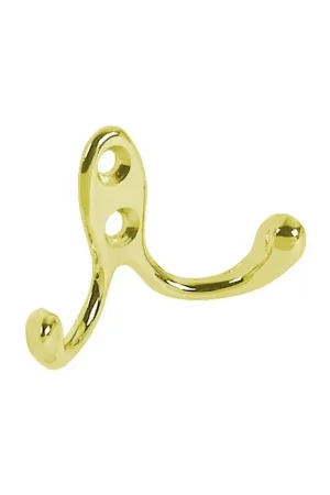 Appendiabiti in Ottone Giallo Lucido di Foresti e Suardi - Elegante Appendiabiti Nautico per Barche e Yacht Occasione Imperdibile